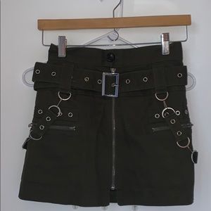 Carmar Army Green skirt